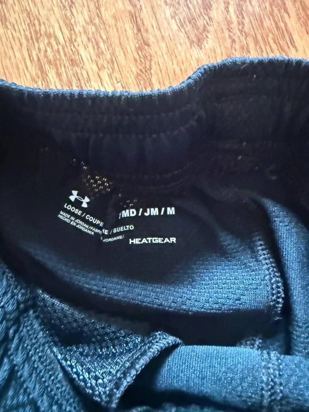 Under Armour Black Athletic Shorts with Moisture-Wicking Fabric
